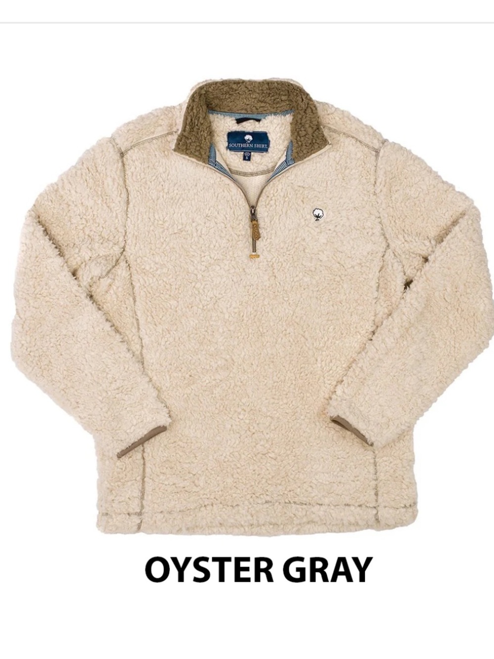 Southern Shirt Company - 1/4 Zip Pullover Size XS Sherpa